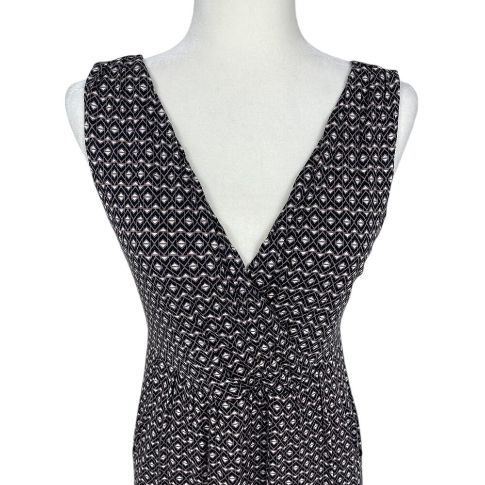 Garnet Hill Starlet Sleeveless Jersey Knit Dress Neutral Size Small Travel - Picture 2 of 10